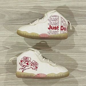 Nike Little Posite One TD Bodega Plastic Bag White Red Shoes CV8918-100 Size 6C